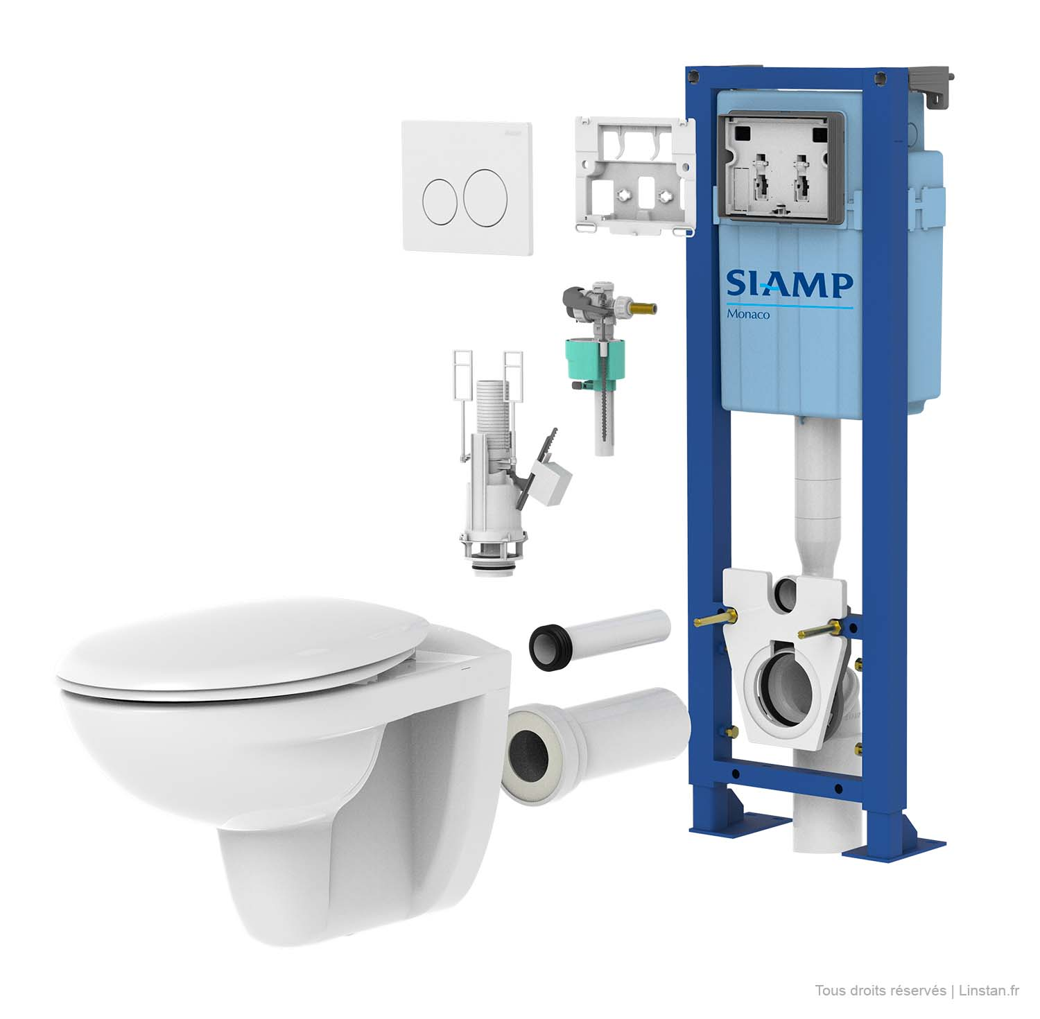 Toutes les pièces détachées de WC Siamp