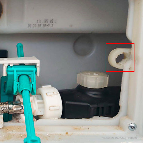 Eyelet for fixing rods (1 unit) Geberit | Ref: 889.246.00.1 | For Twinline 12, 8 and Delta 8 concealed cisterns