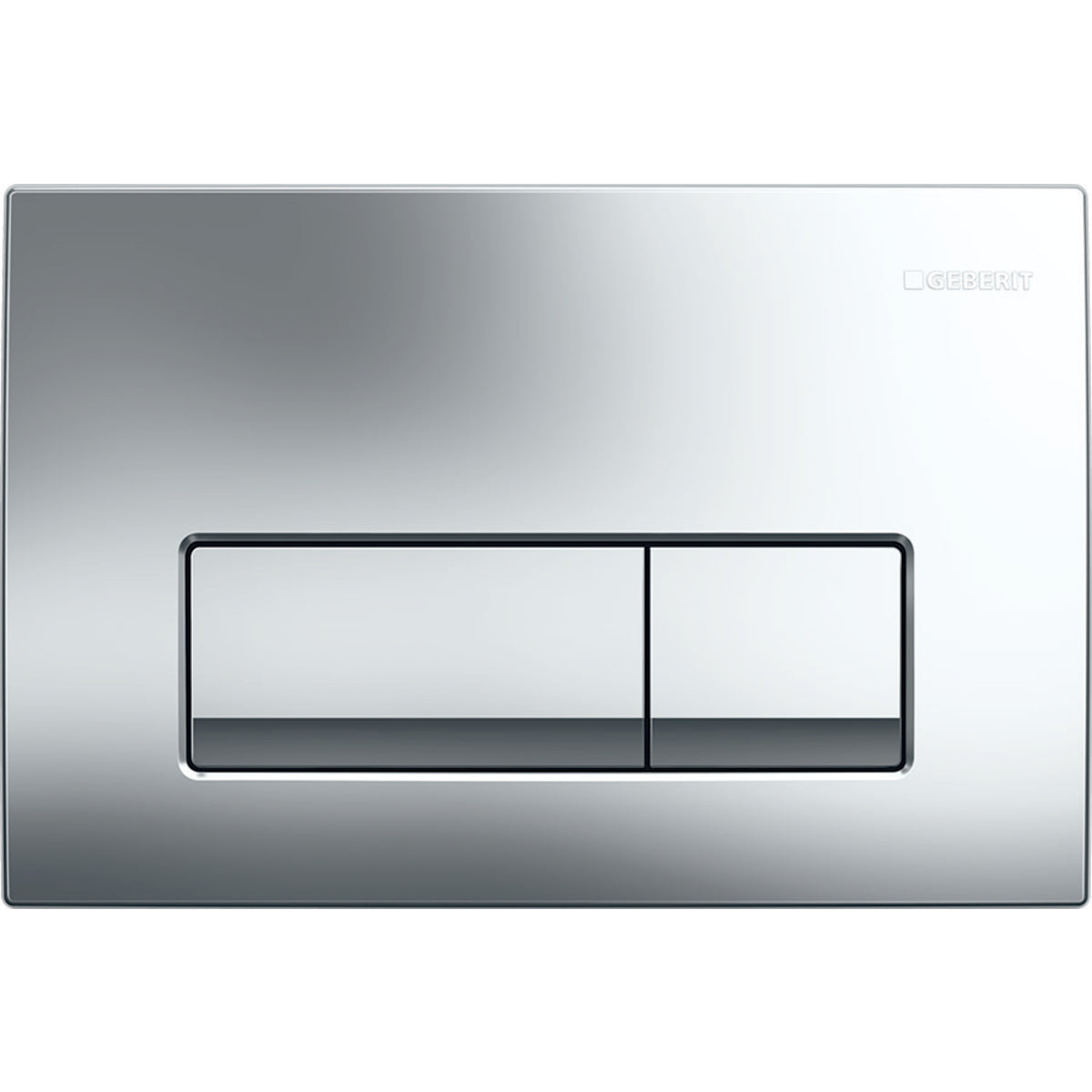 Plaque de déclenchement Delta50 Geberit | 2 Finition chromée