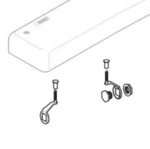 Geberit cover fixing set | Ref: 240.183.00.1 | For exposed cistern AP021