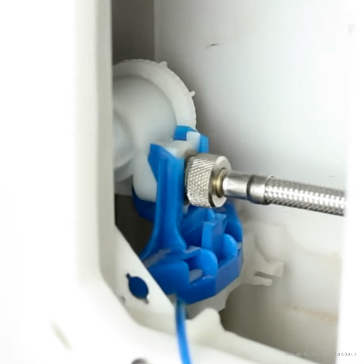 Robinet flotteur Grohe 37095000 avec clip de fixation bleu