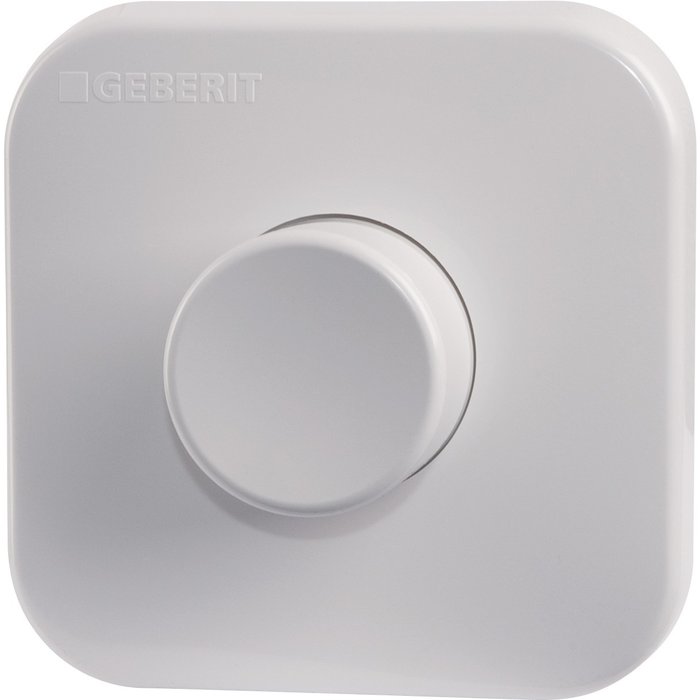 Geberit 888.544.11.1 Bouton Complet Gris – Commande Pneumatique Fiable Pour WC à Encastrer