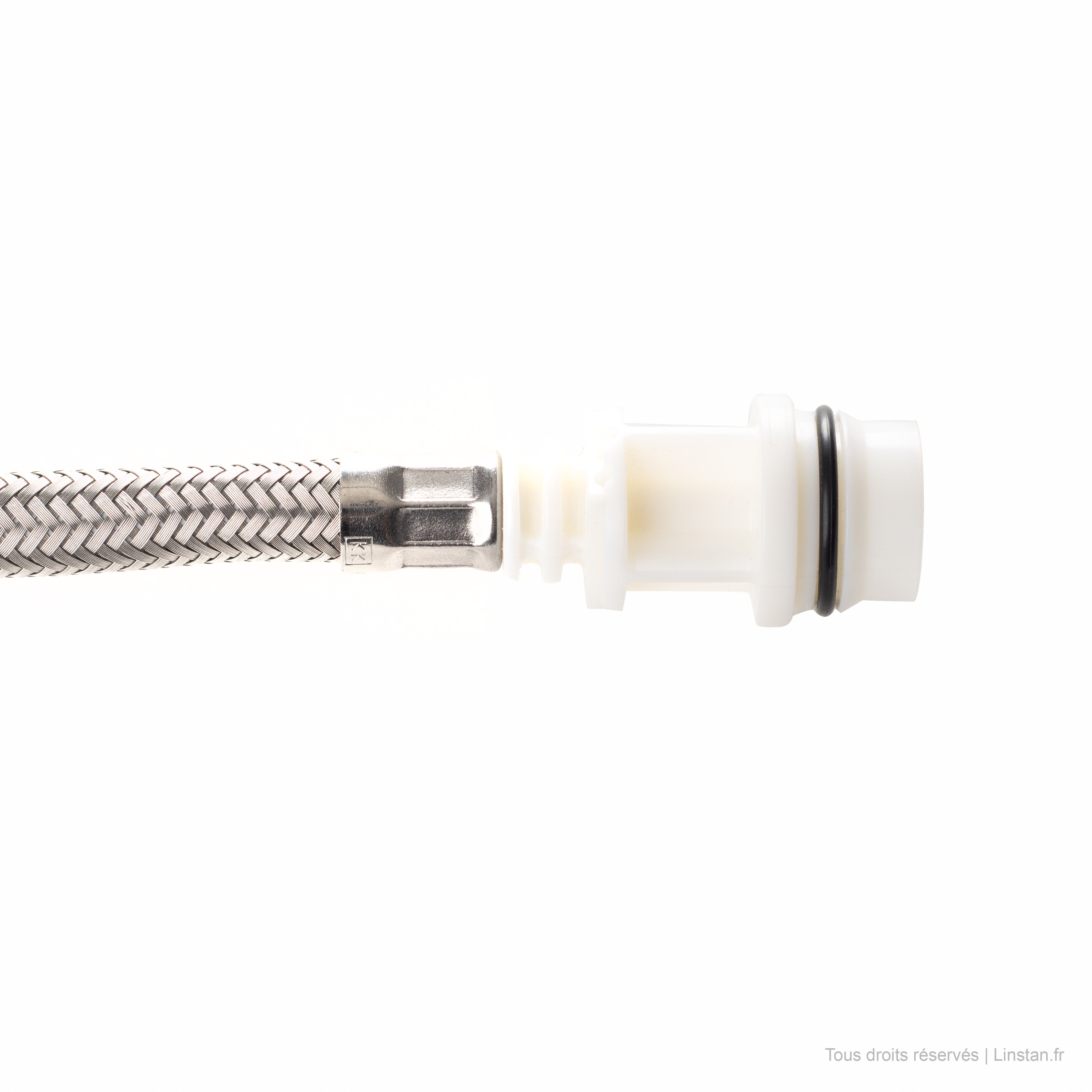 Extrémité du Flexible Geberit coté robinet flotteur