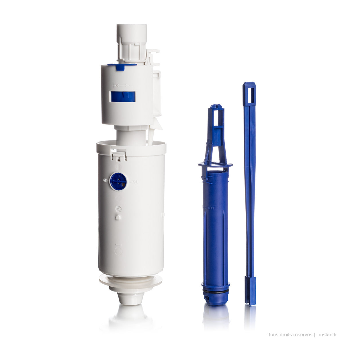 Mécanisme double touche et bassin Geberit | Ref 240.501.00.1, 240.500.00.1 | Pour WC encastré Twinline 12 UP130