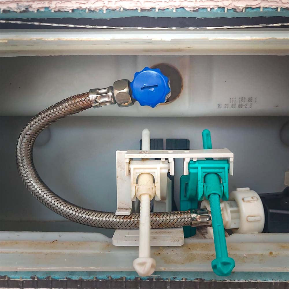 Geberit Handrad-Absperrventil | Art.-Nr.: 216.599.00.1 | Für Twinline und 110.620 / NUVO Unterputzspülkästen