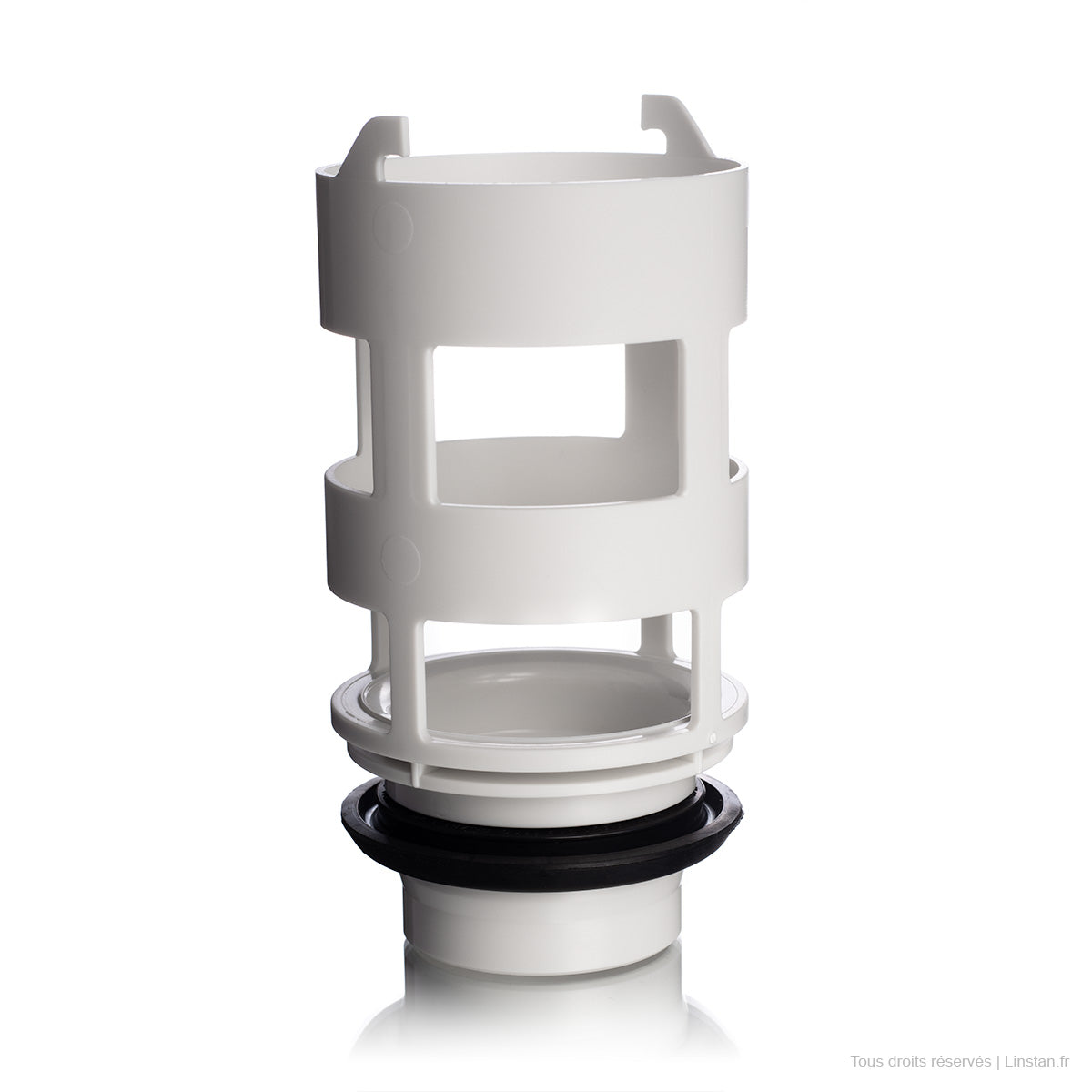 Chasse d'eau complète mécanisme, bassin, robinet flotteur, flexible Geberit | Réf: 240.501.00.1 | Réservoir encastré Twinline 12 double touche