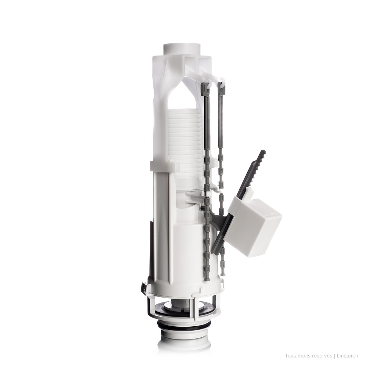 Chasse d'eau complète Siamp | Réf: 32 4545 07 et 30 9510 07 | Pour réservoir encastré Verso 800