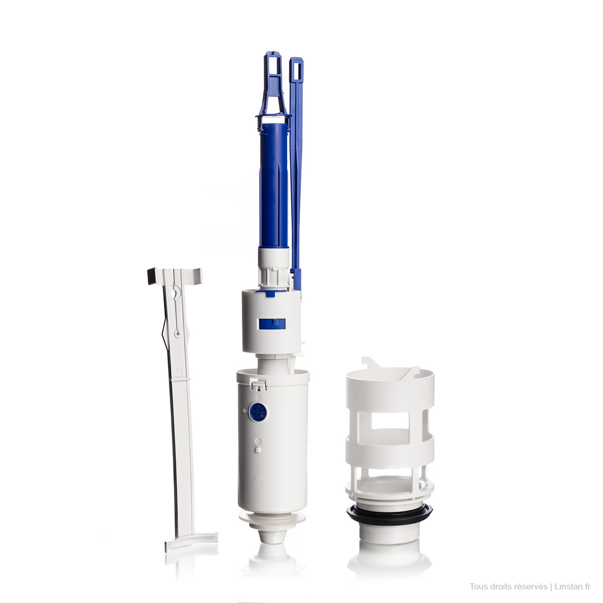 Mécanisme double touche et bassin Geberit | Ref 240.501.00.1, 240.500.00.1 | Pour WC encastré Twinline 12 UP130