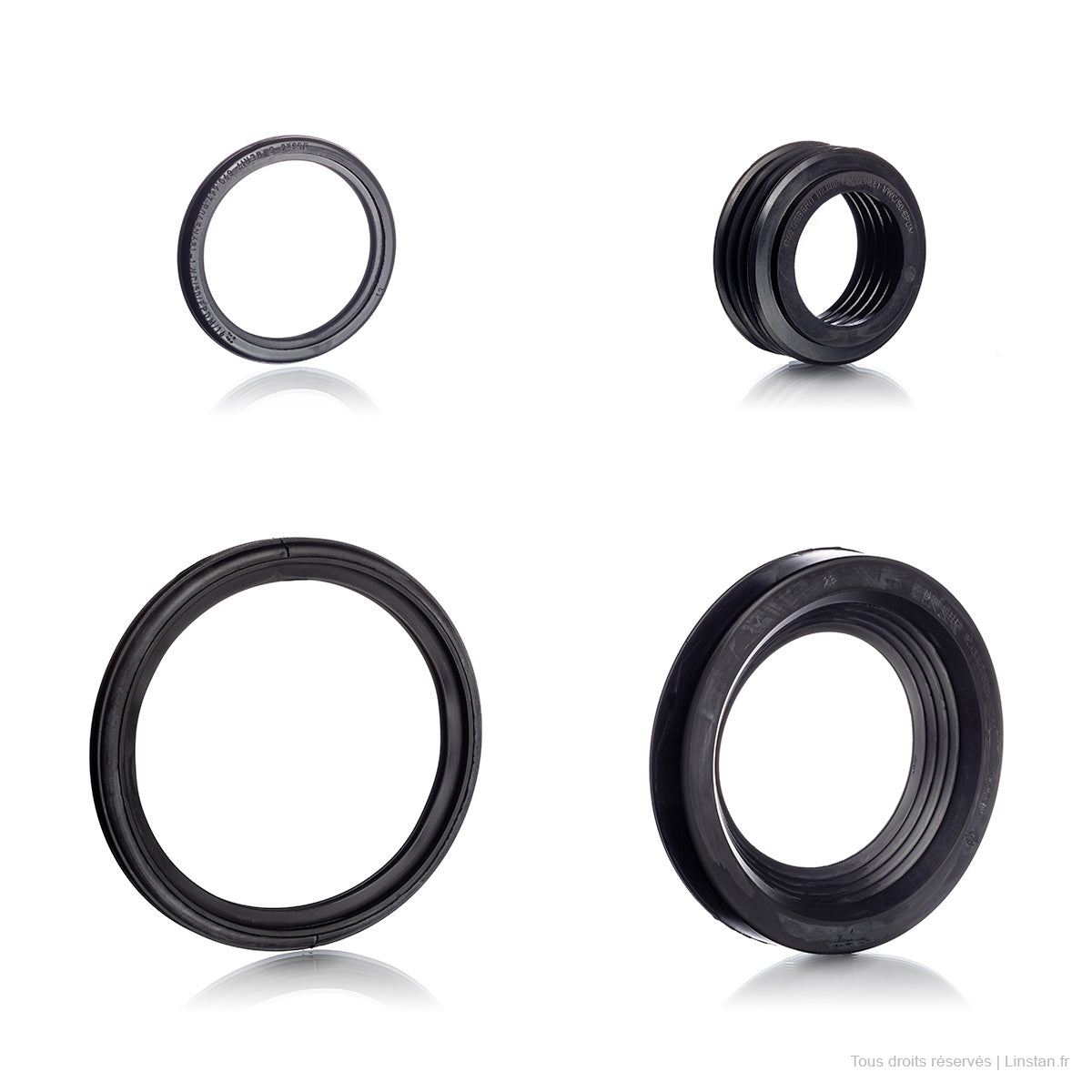 Geberit seal set of 4 | For connecting pipes between the Geberit support frame and the toilet bowl