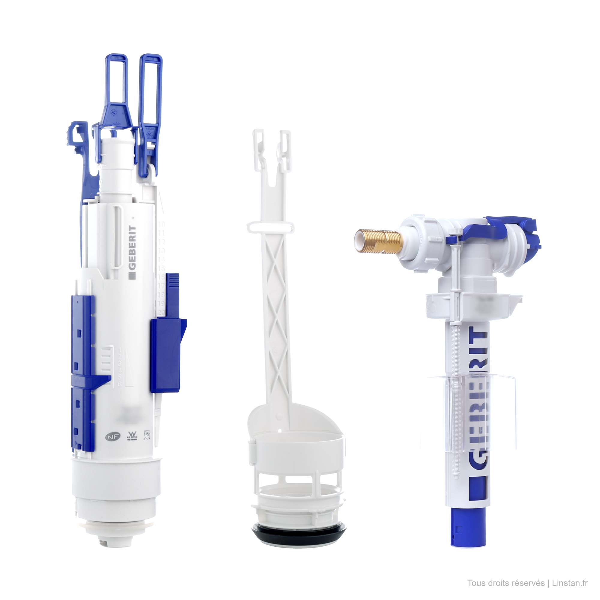 Chasse d'eau type 212 geberit référence 244.820.00.1 réservoir delta 12 up100
