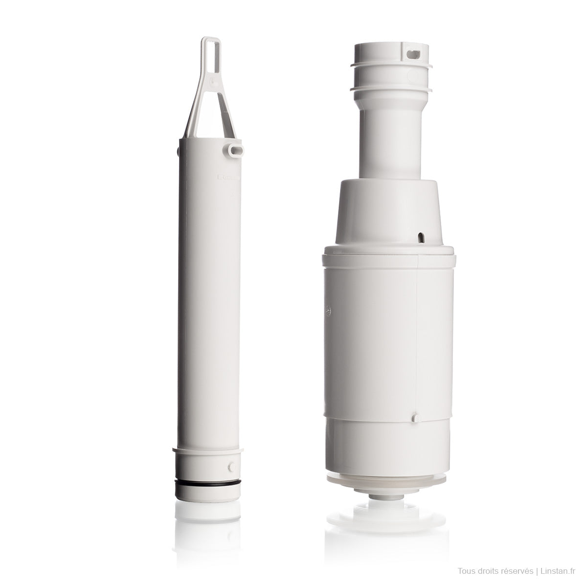Mécanisme simple touche et bassin Geberit | Ref 215.299.00.1, 817.759.11.1 | Pour WC encastré Twinline 8 UP170