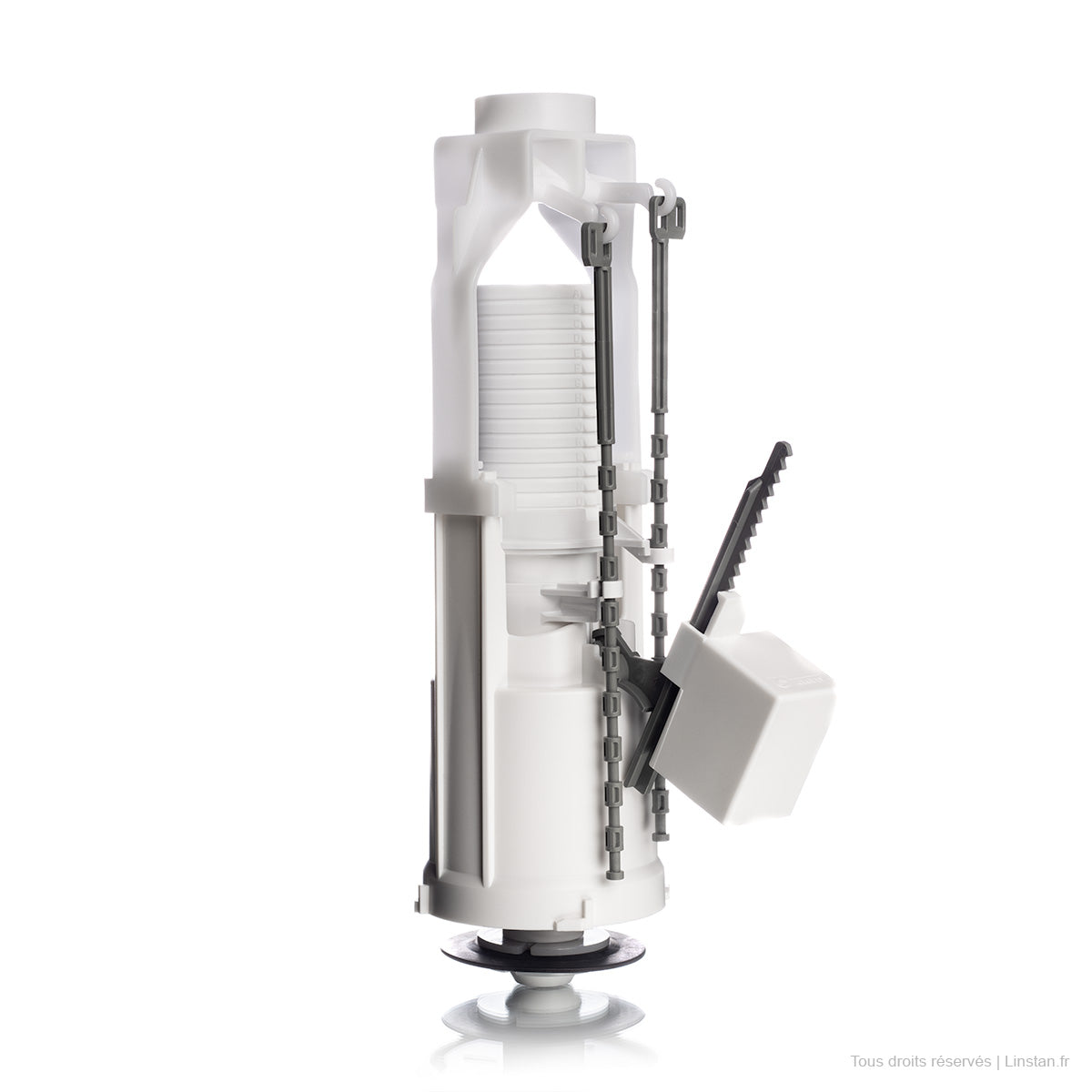 Chasse d'eau complète Siamp | Réf: 32 4545 07 et 30 9510 07 | Pour réservoir encastré Verso 800