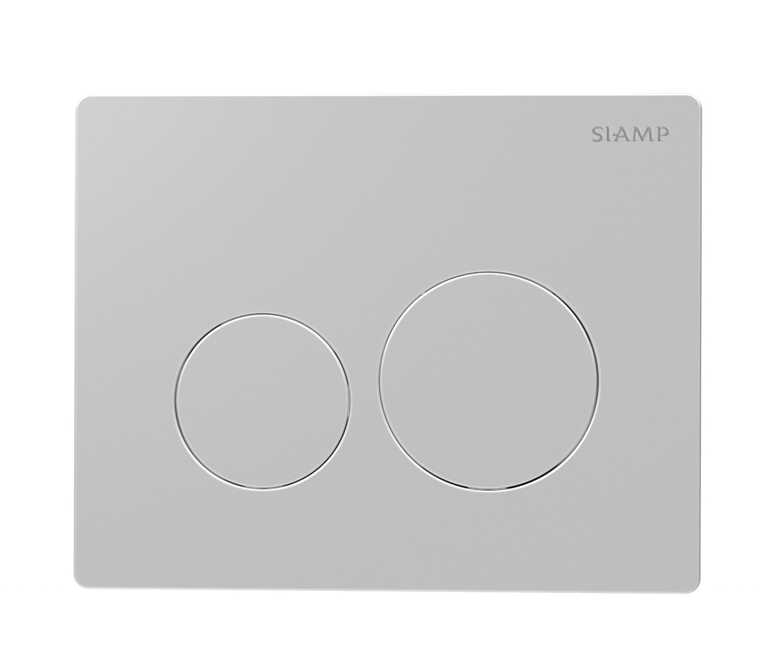 Siamp Ingenio Sphere control plate | Ref: 31 2611 60 | Matte chrome finish
