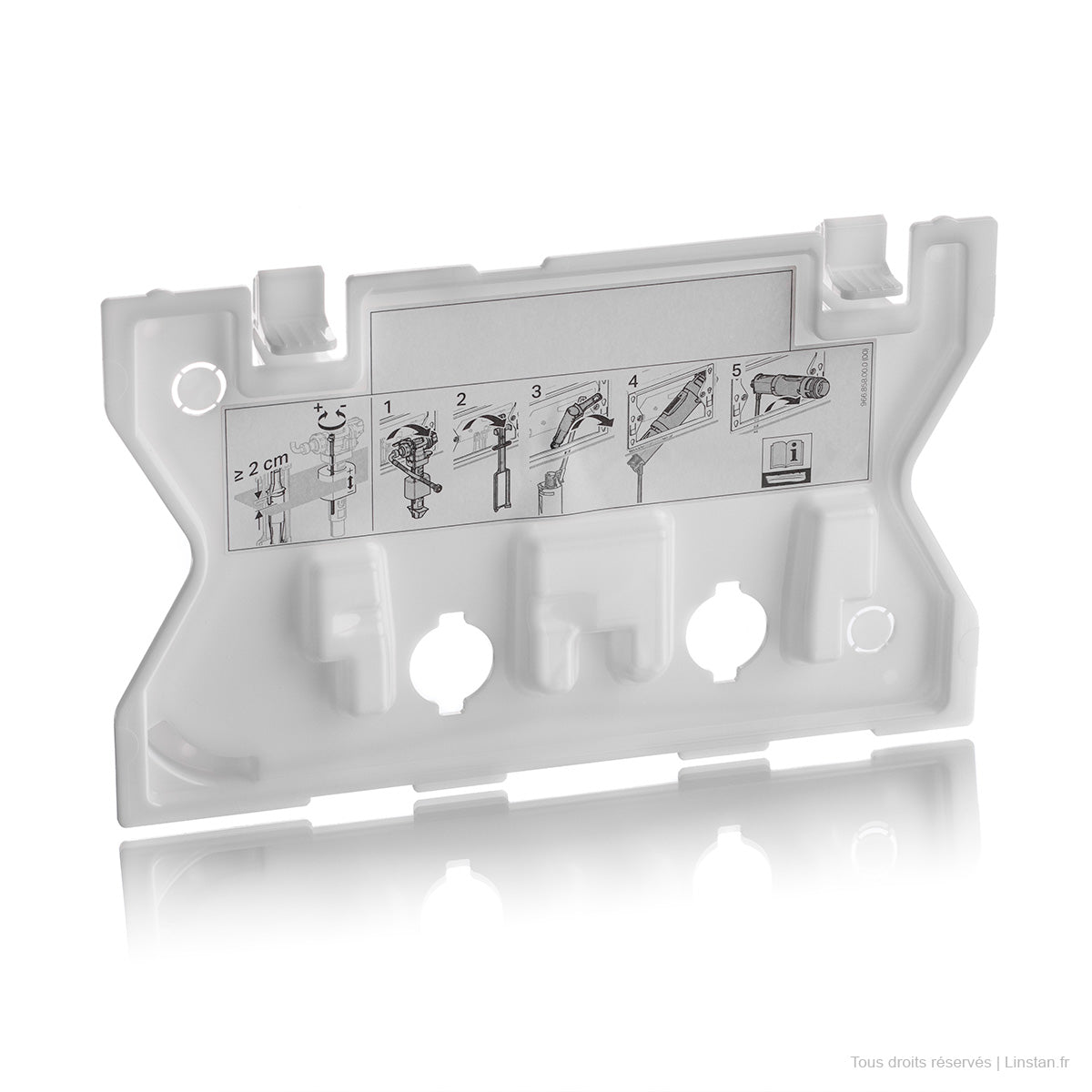 Plaque de protection Geberit | Réf: 242.418.00.1 | Pour réservoirs encastrés Sigma 8 de 2016 et UP720