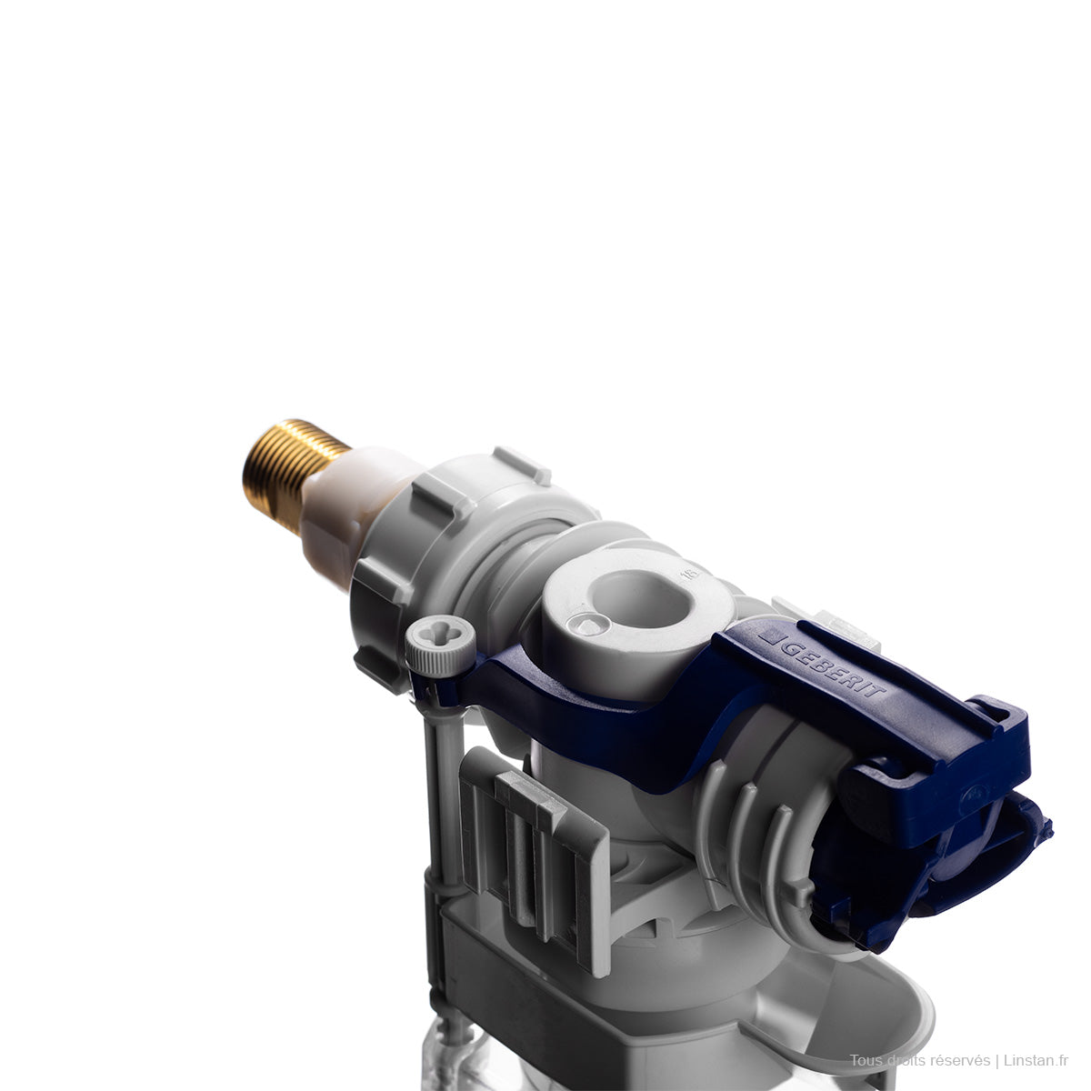 Robinet flotteur 380 Geberit avec ailette | Réf 240.700.00.1 | Apparent plastique