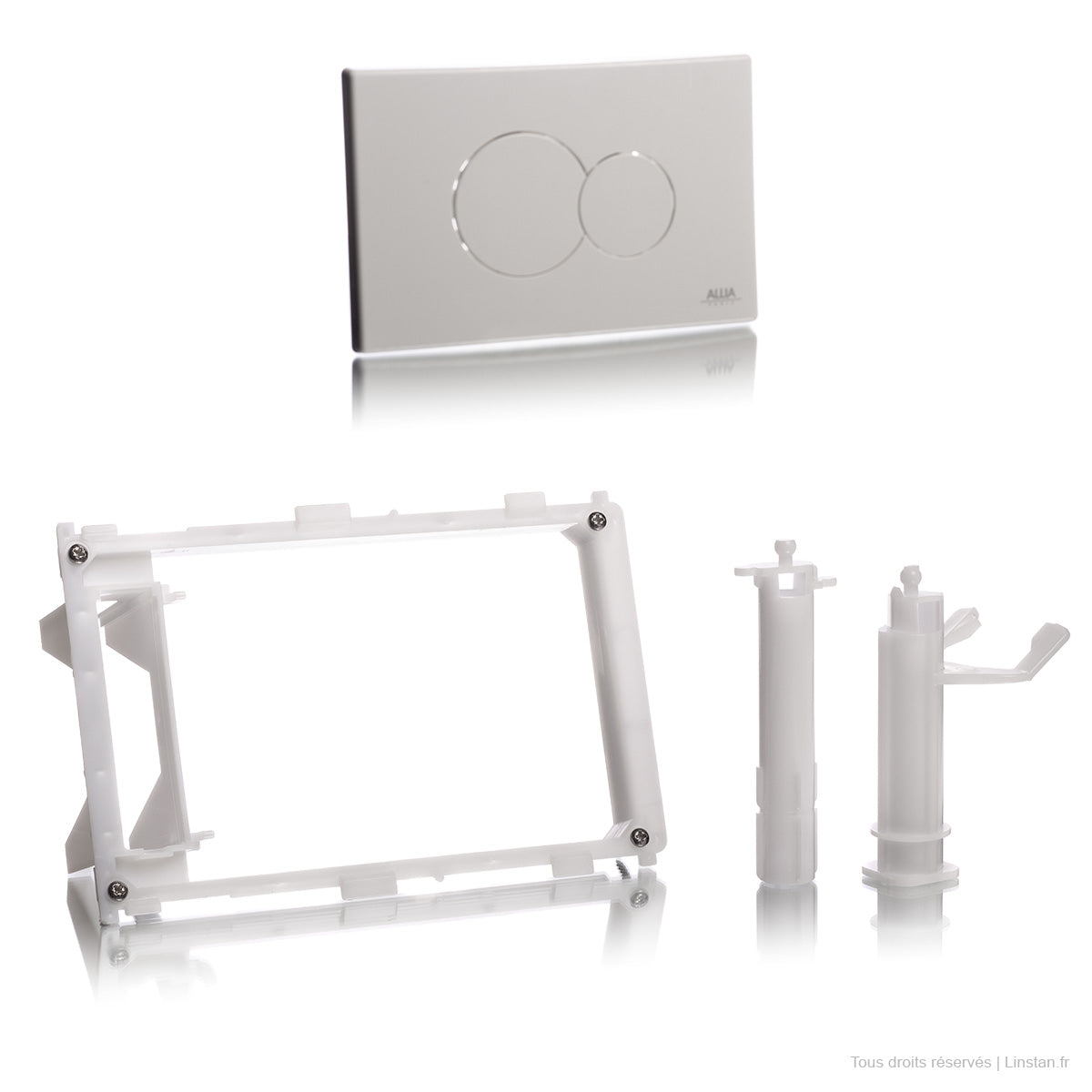 Plaque de commande COMBO Allia | Réf: 16294700000 | Finition blanche