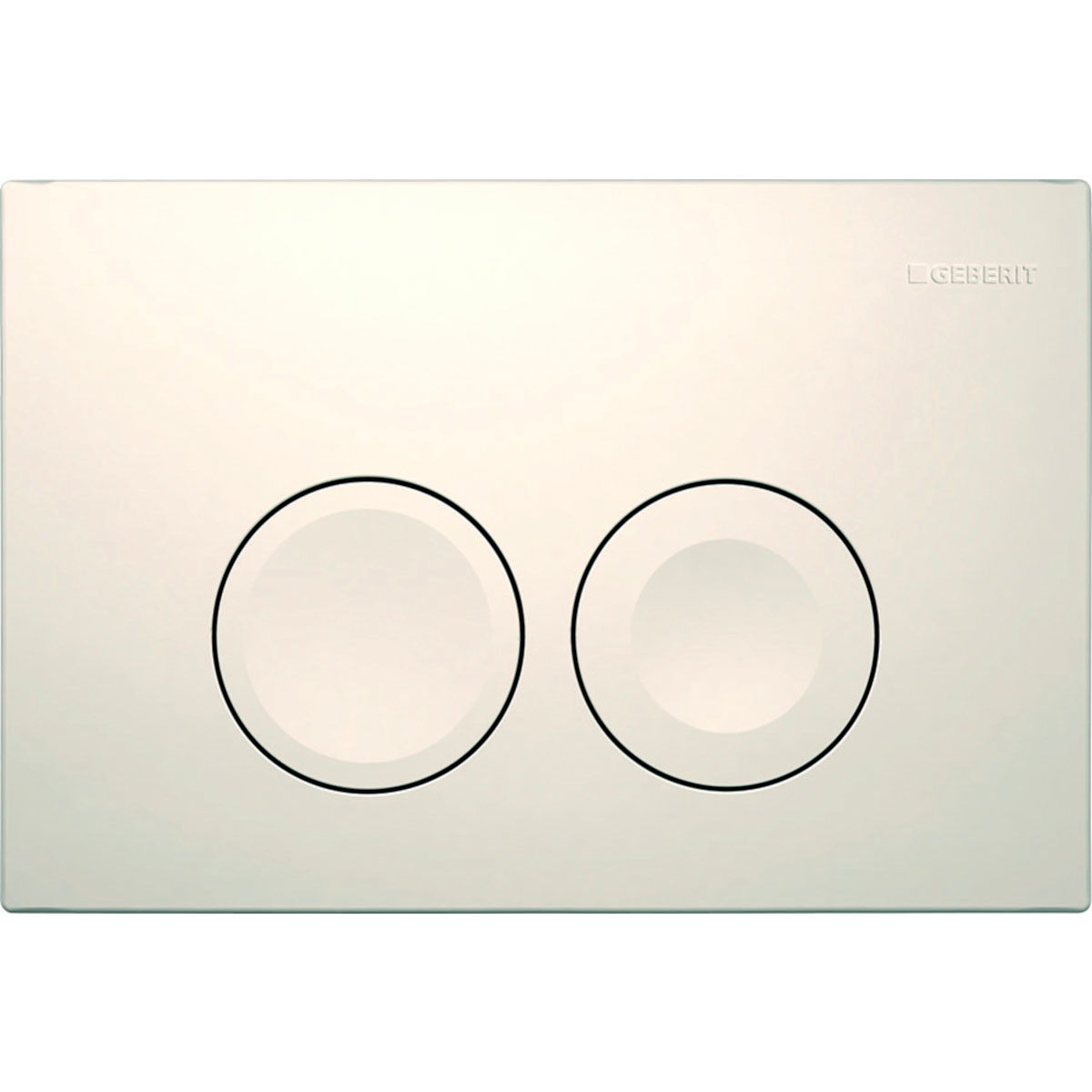 Geberit Delta25 flush plate | Ref: 115.125.11.5 | White finish