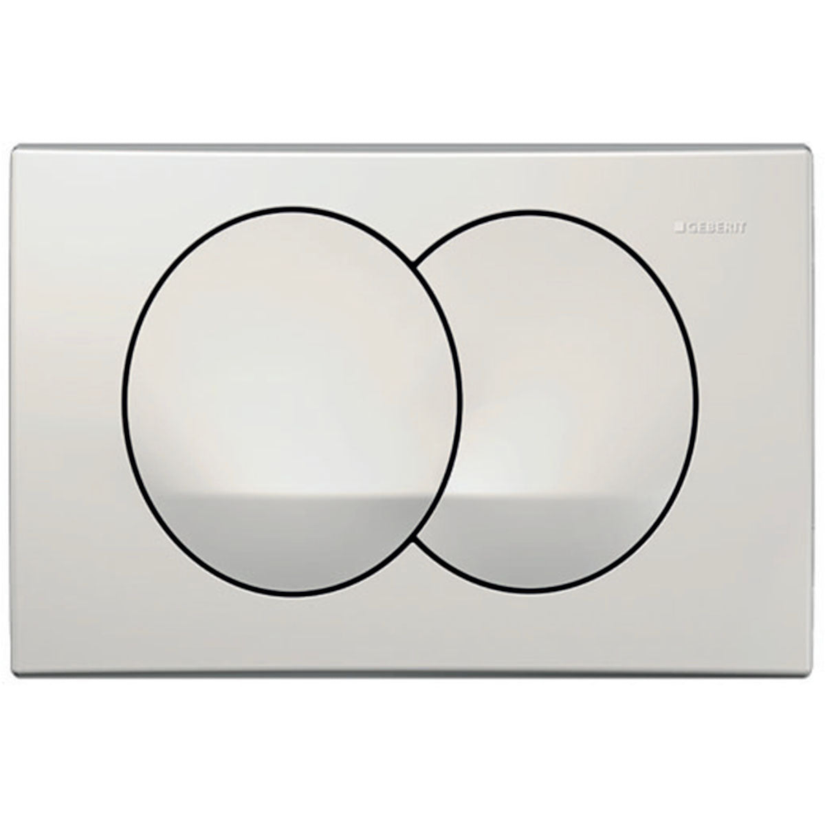 Plaque de déclenchement delta zero geberit 115.100.11.5 blanc