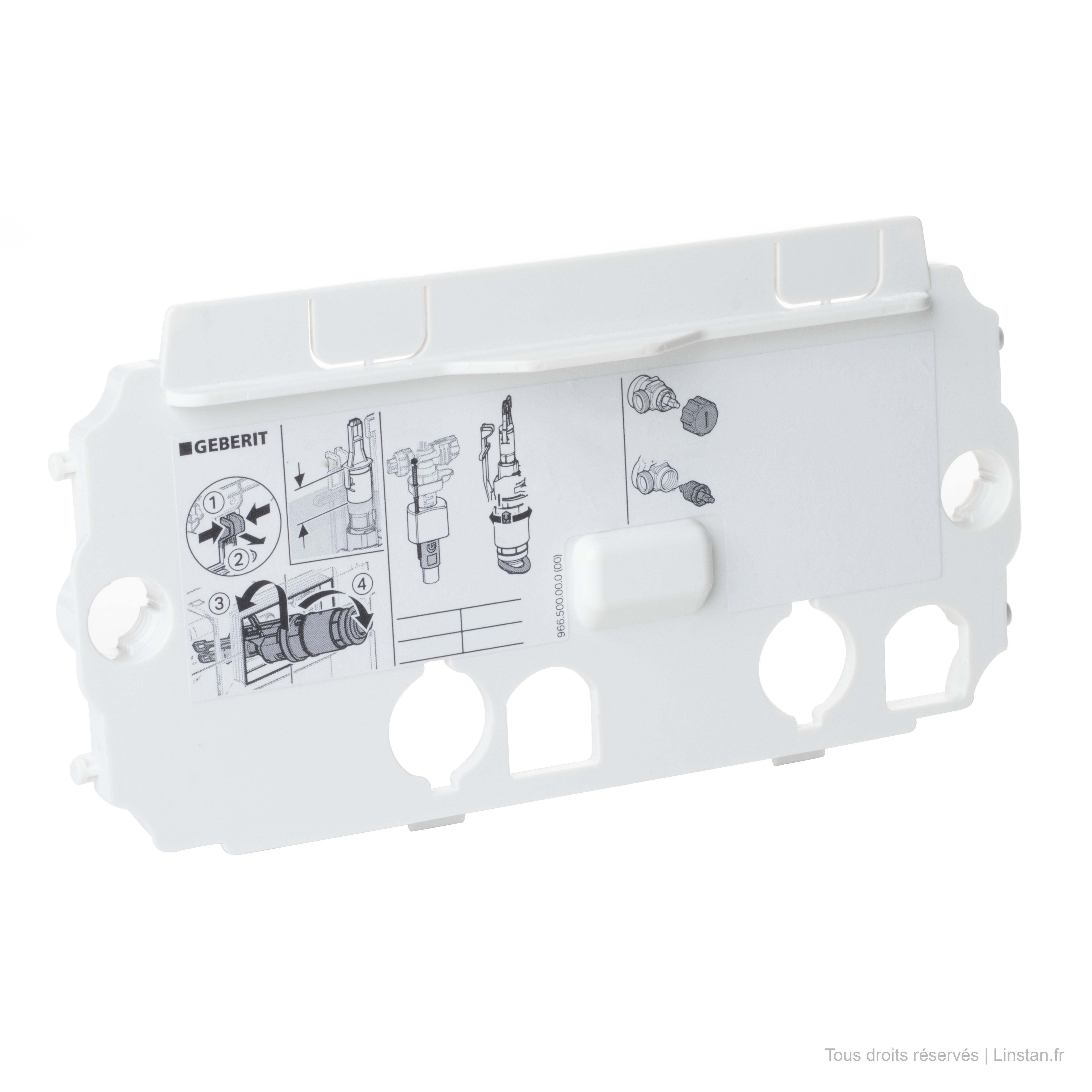 Plaque de protection Geberit | Réf: 243.089.00.1 | Pour réservoir encastré Omega 12