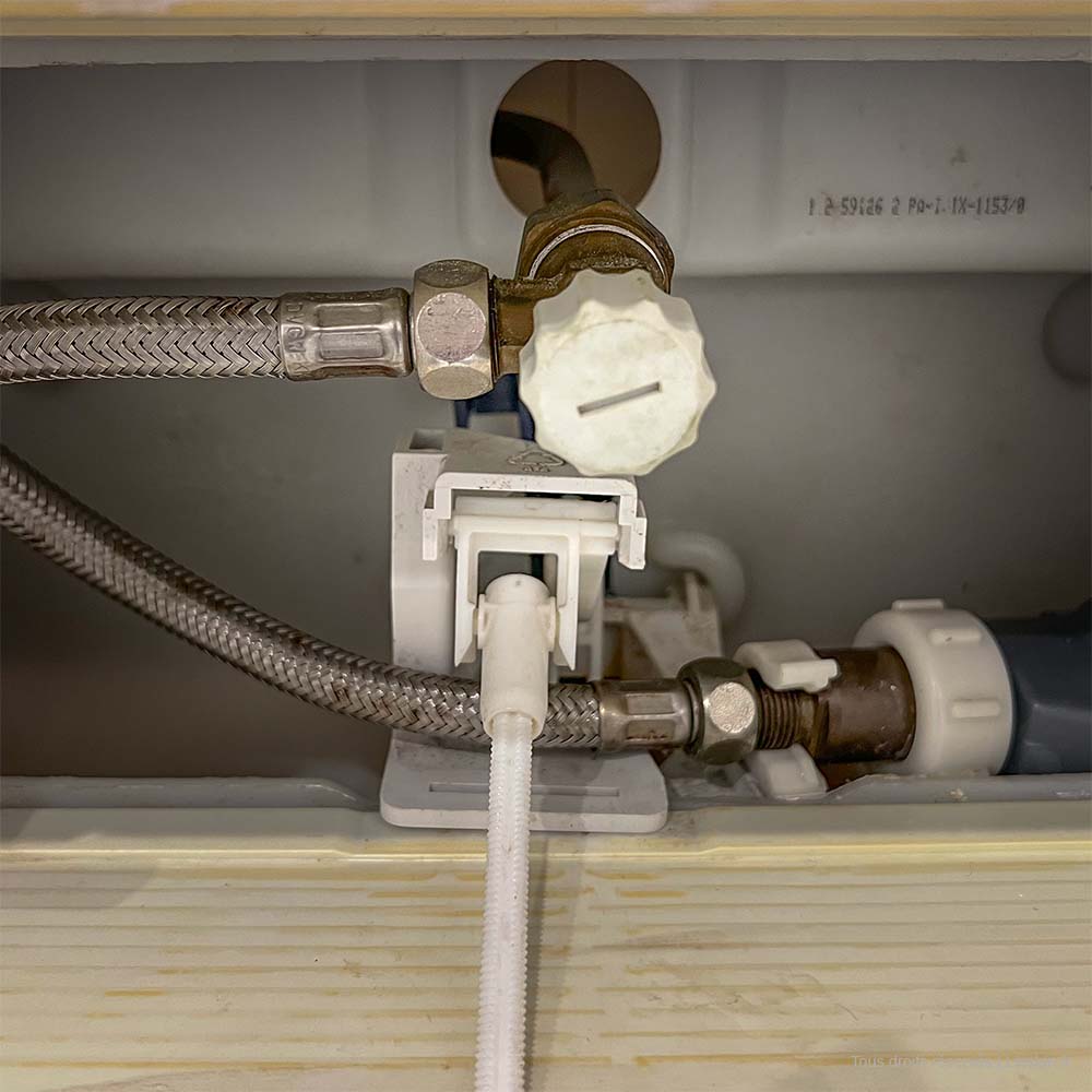 Geberit Handrad-Absperrventil | Art.-Nr.: 216.599.00.1 | Für Twinline und 110.620 / NUVO Unterputzspülkästen