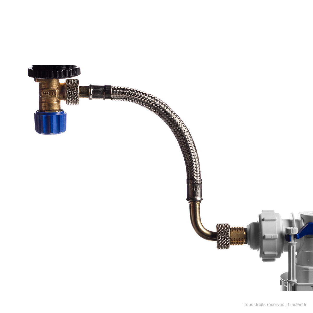 Flexible coudé Geberit | Réf: 243.357.00.1 | Pour réservoir encastré Sigma 8 de 2016
