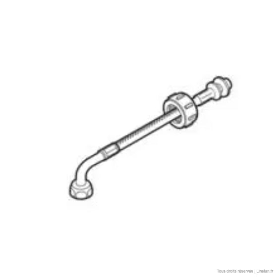 Flexible coudé Geberit | Réf: 240.321.00.1 | Pour réservoirs encastrés 110.620 / NUVO