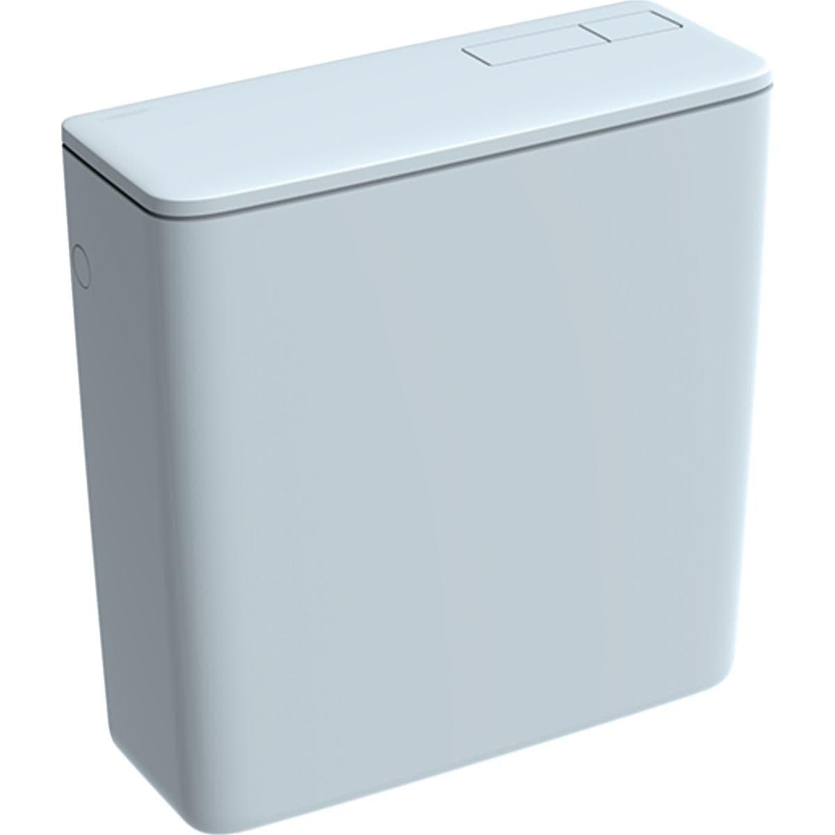 Réservoir apparent AP128 double débit Geberit | Réf 128.317.11.5 | Alimentation sur le côté