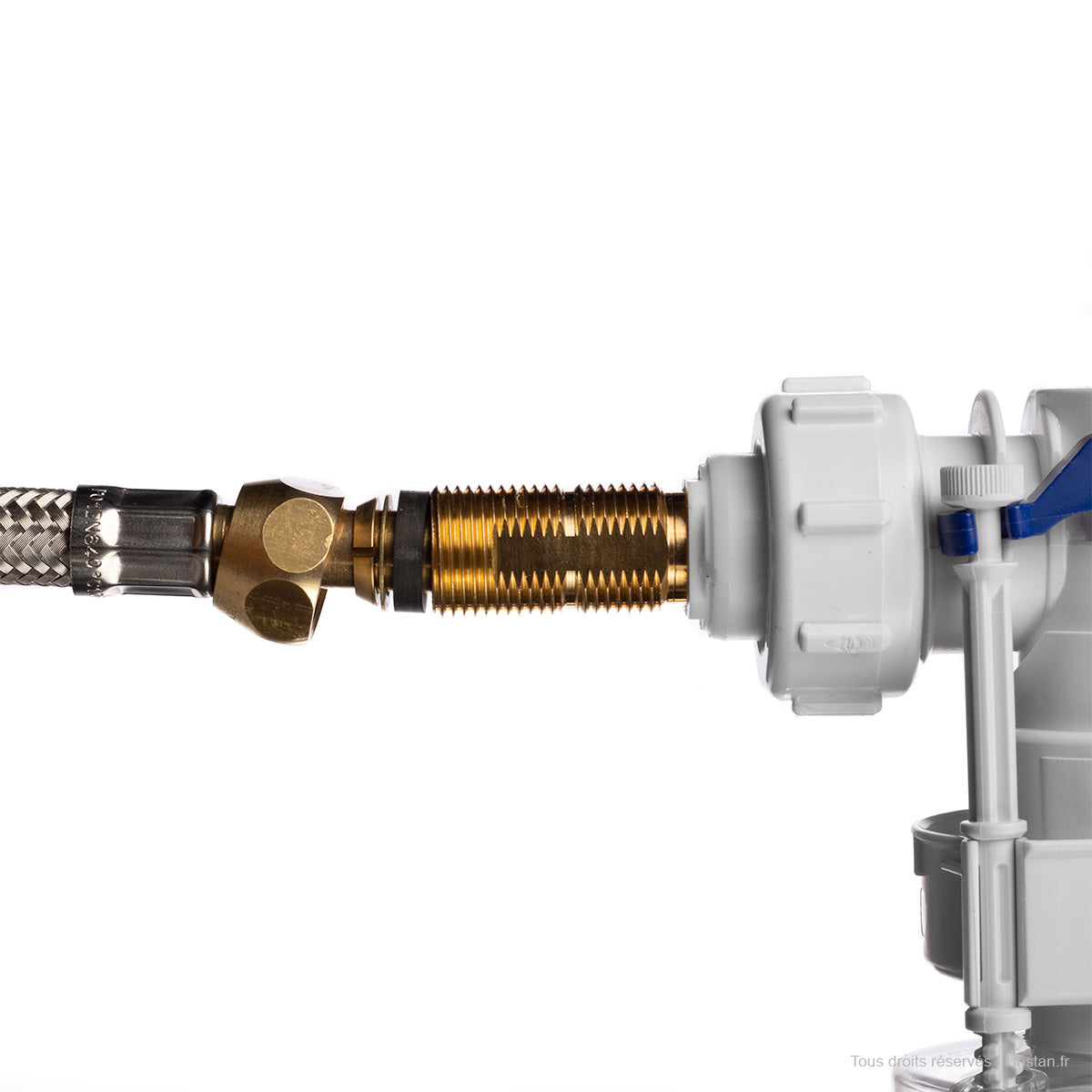 Flexible coudé Geberit | Réf: 240.329.00.1 | Pour réservoir encastré Kappa 15 UP120 Artline