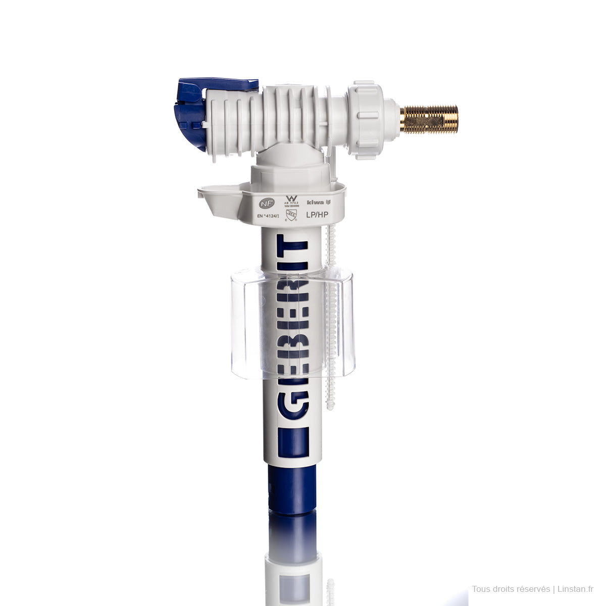 Geberit type 380 float valve | Ref: 281.002.00.1 | With water connection and fixing kit