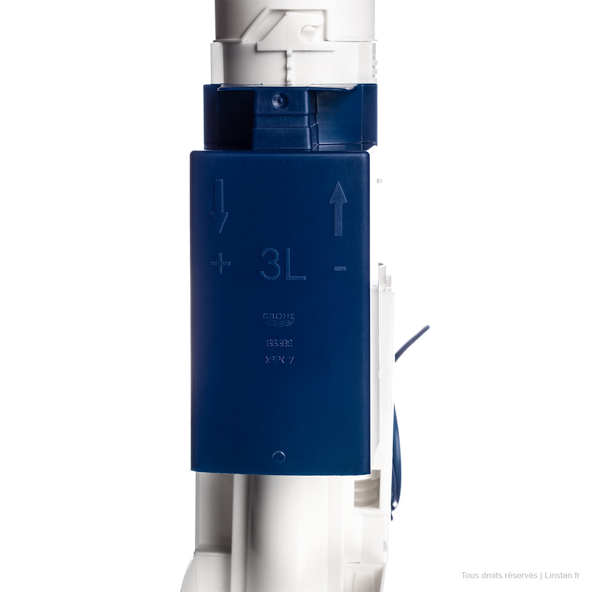 Mécanisme de chasse AV1 pour Rapid SL, SLX, Uniset, Solido Grohe | Réf: 42320000 | Réservoir encastré