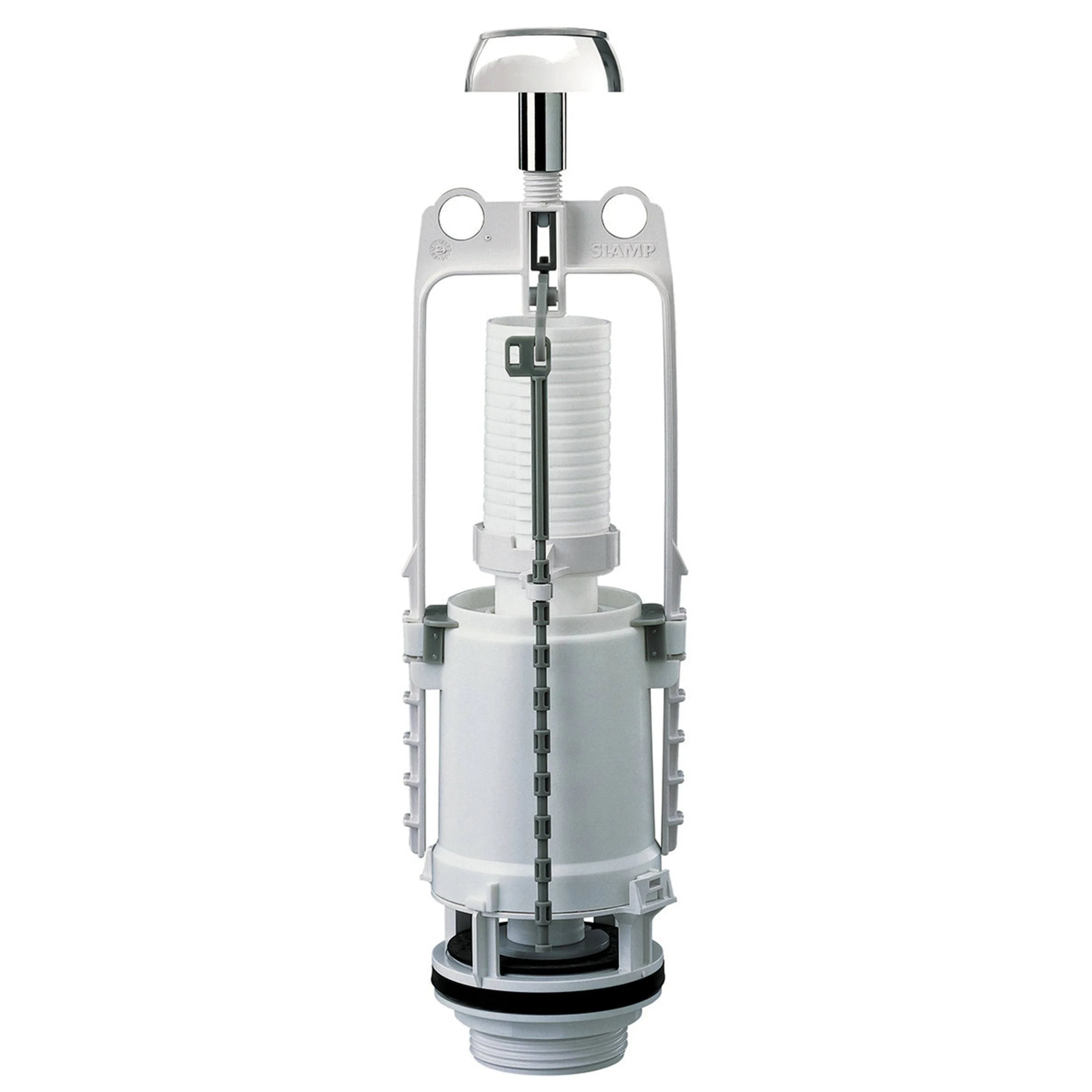 Mécanisme de chasse simple touche interrompable et culot Switch 22 Siamp | Réf: 32 2250 20 | Pour réservoir en porcelaine