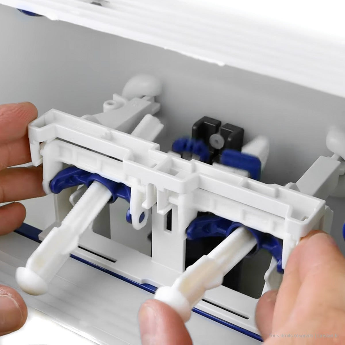 Geberit support block | Ref: 243.344.00.1 | For Sigma 8 concealed cistern from 2016