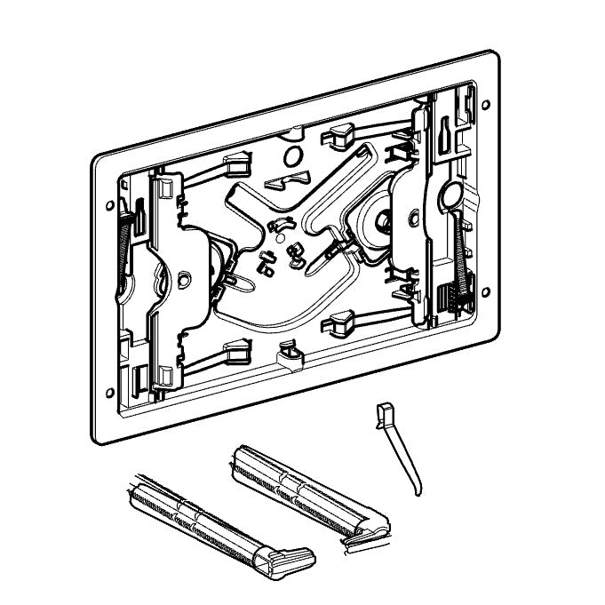 Cadre de fixation Geberit 242.814.00.1 pour plaque de déclenchement Sigma 70