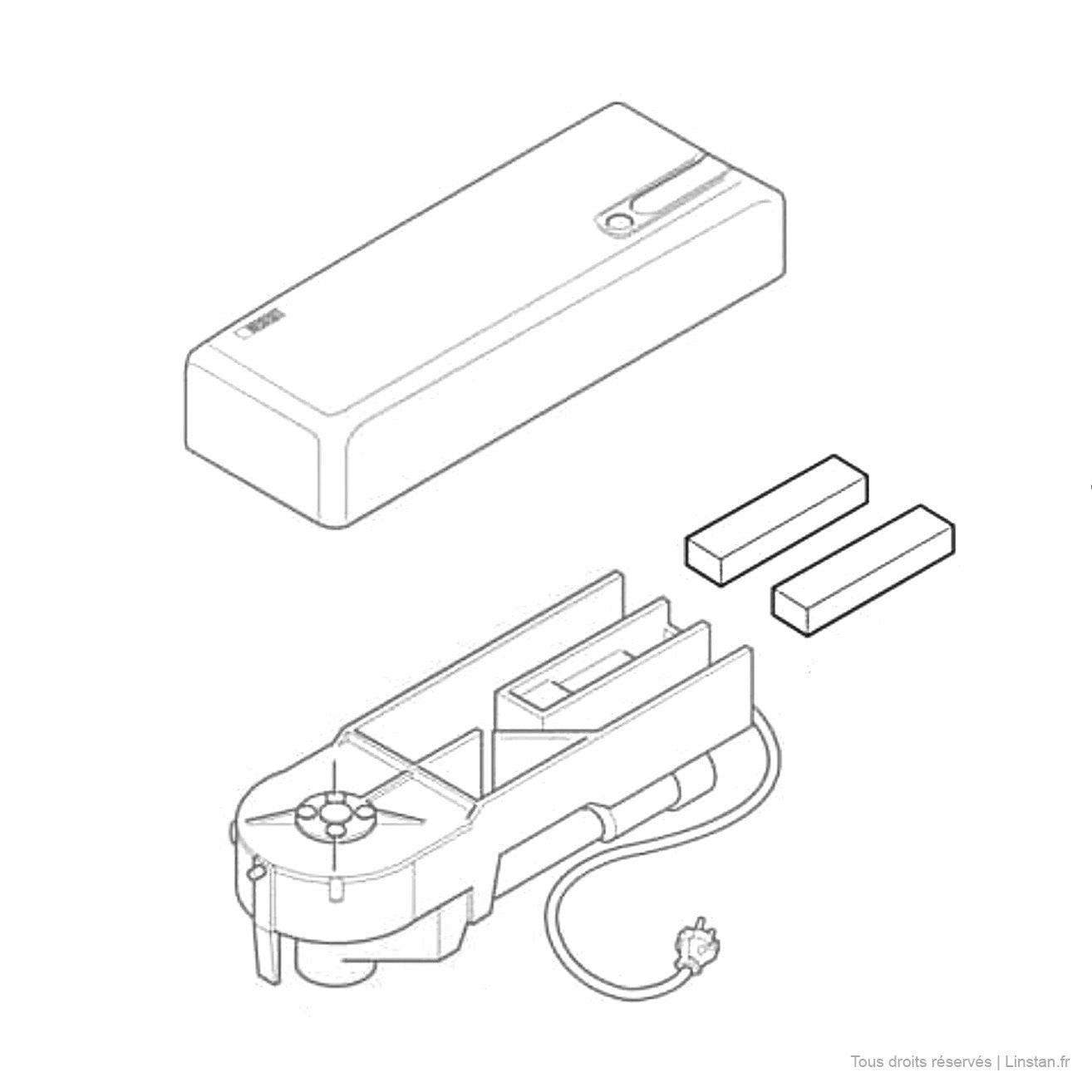 Geberit Aktivkohlefilter Typ 2 Geberit | Art.-Nr.: 215.351.00.1 | Für den AP121 (AP021) Sichttank