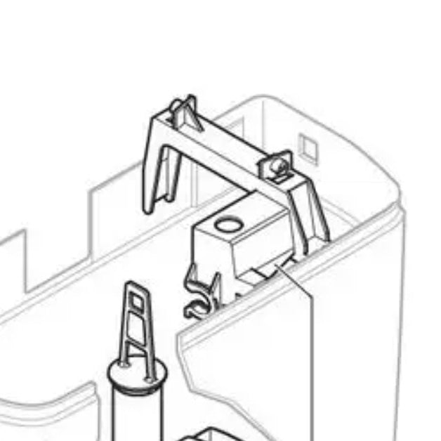 Geberit console | Ref: 242.068.00.1 | For AP121 exposed cistern