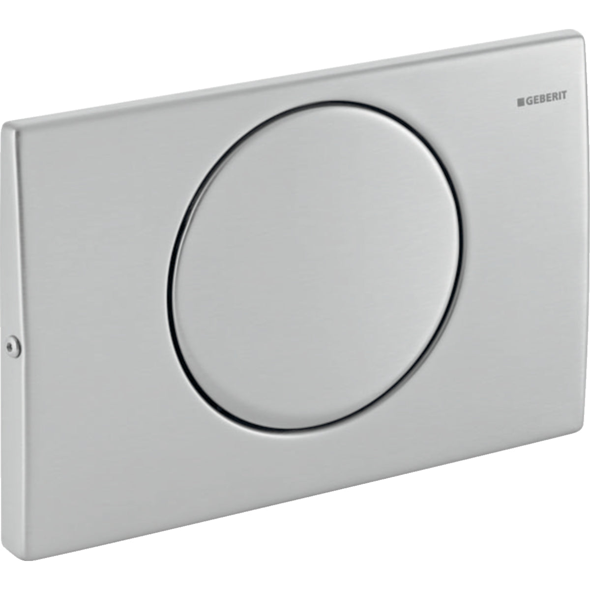 Plaque de déclenchement Delta10 Geberit, antivandalisme | Réf: 115.101.00.5 | Finition acier inoxydable brossé