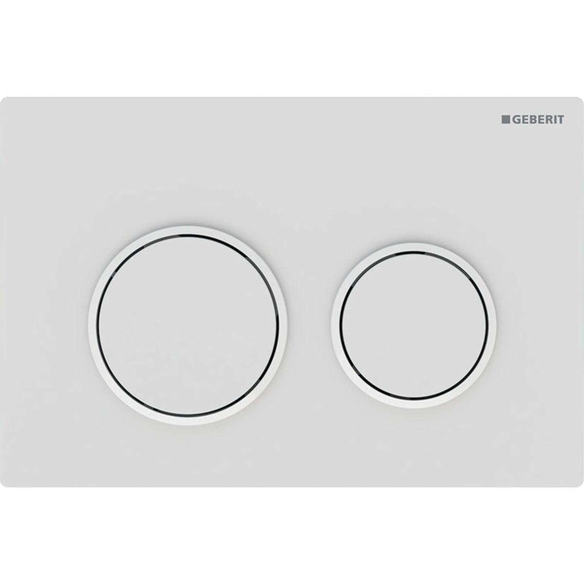 Plaque de déclenchement, Omega20 Geberit | 5 Finitions blanches