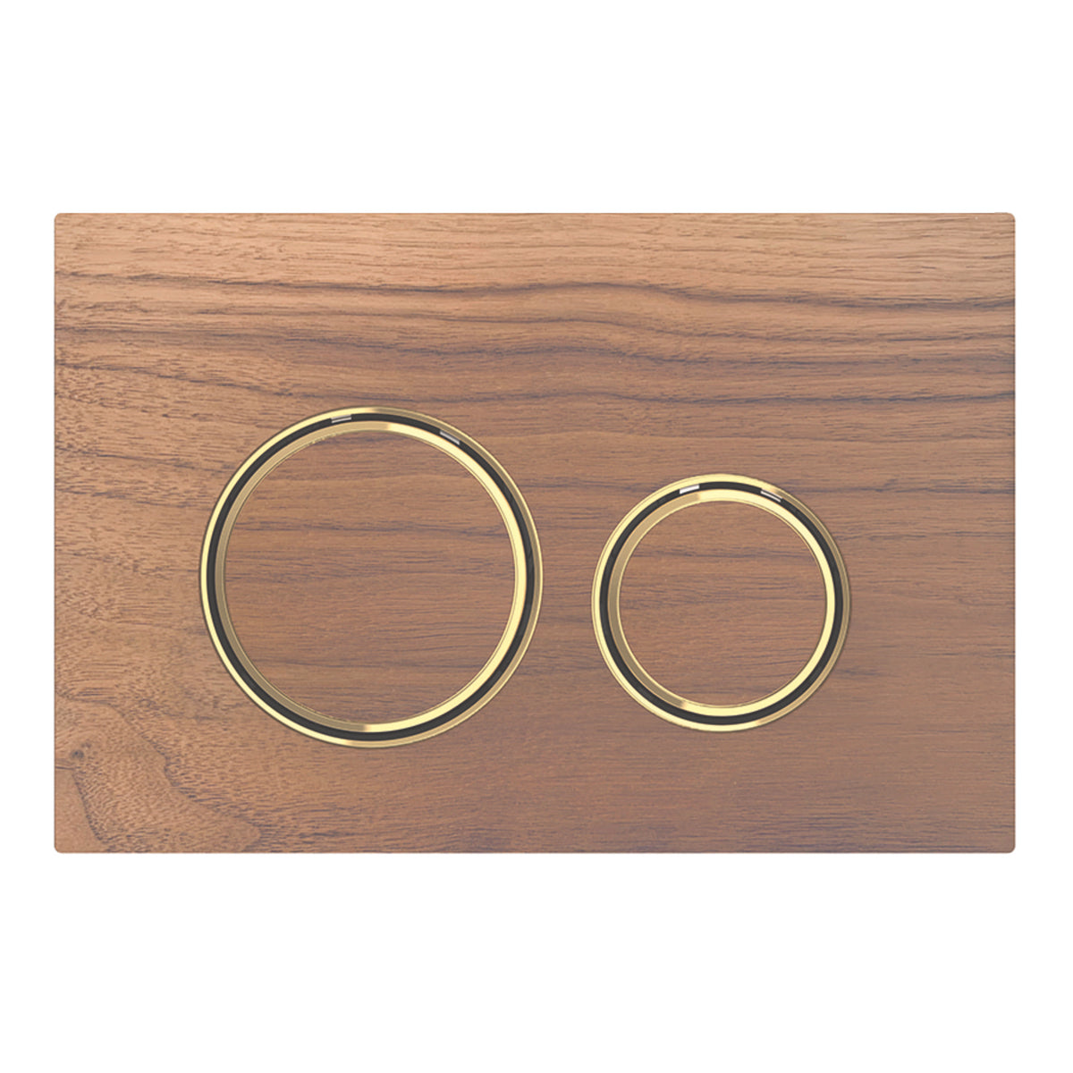 Plaque de déclenchement Sigma21 Geberit | 4 Finitions bois, noyer américain (produit naturel)