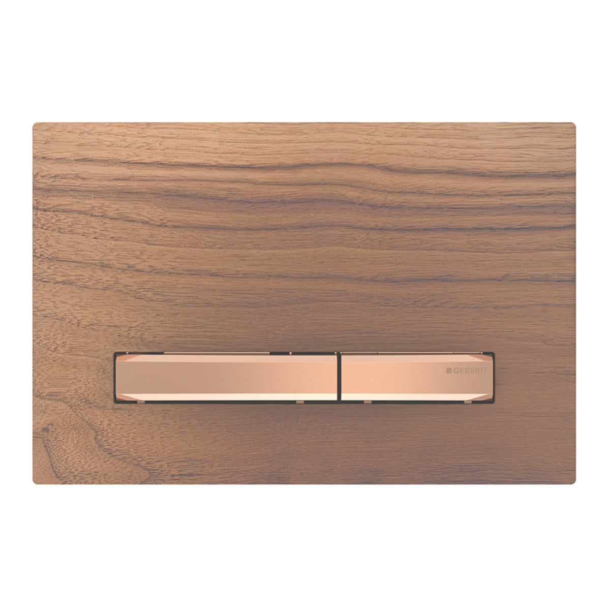 Geberit Sigma50 flush plate | 4 wood finishes, American walnut (natural product)