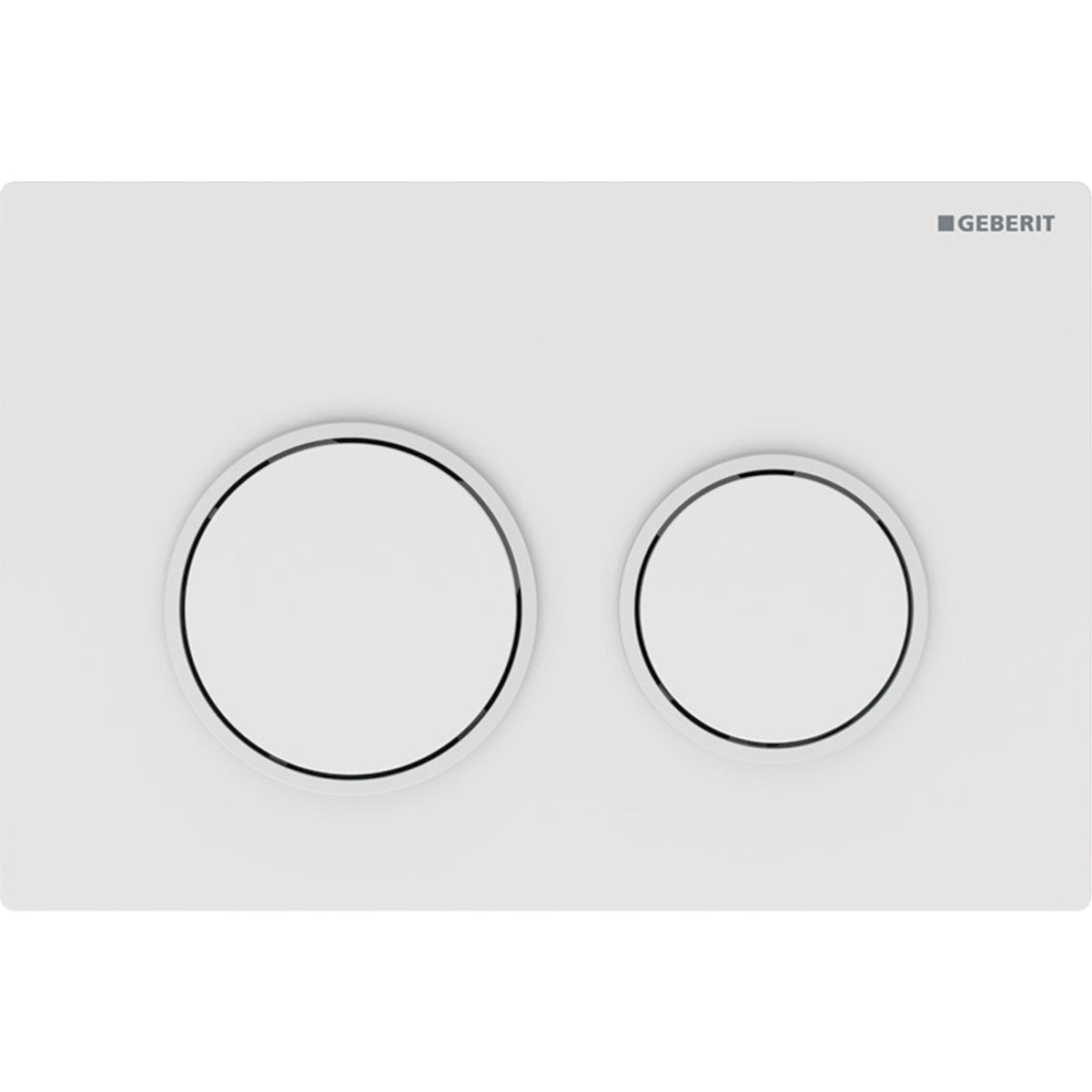 Plaque de déclenchement, Omega20 Geberit | 5 Finitions blanches