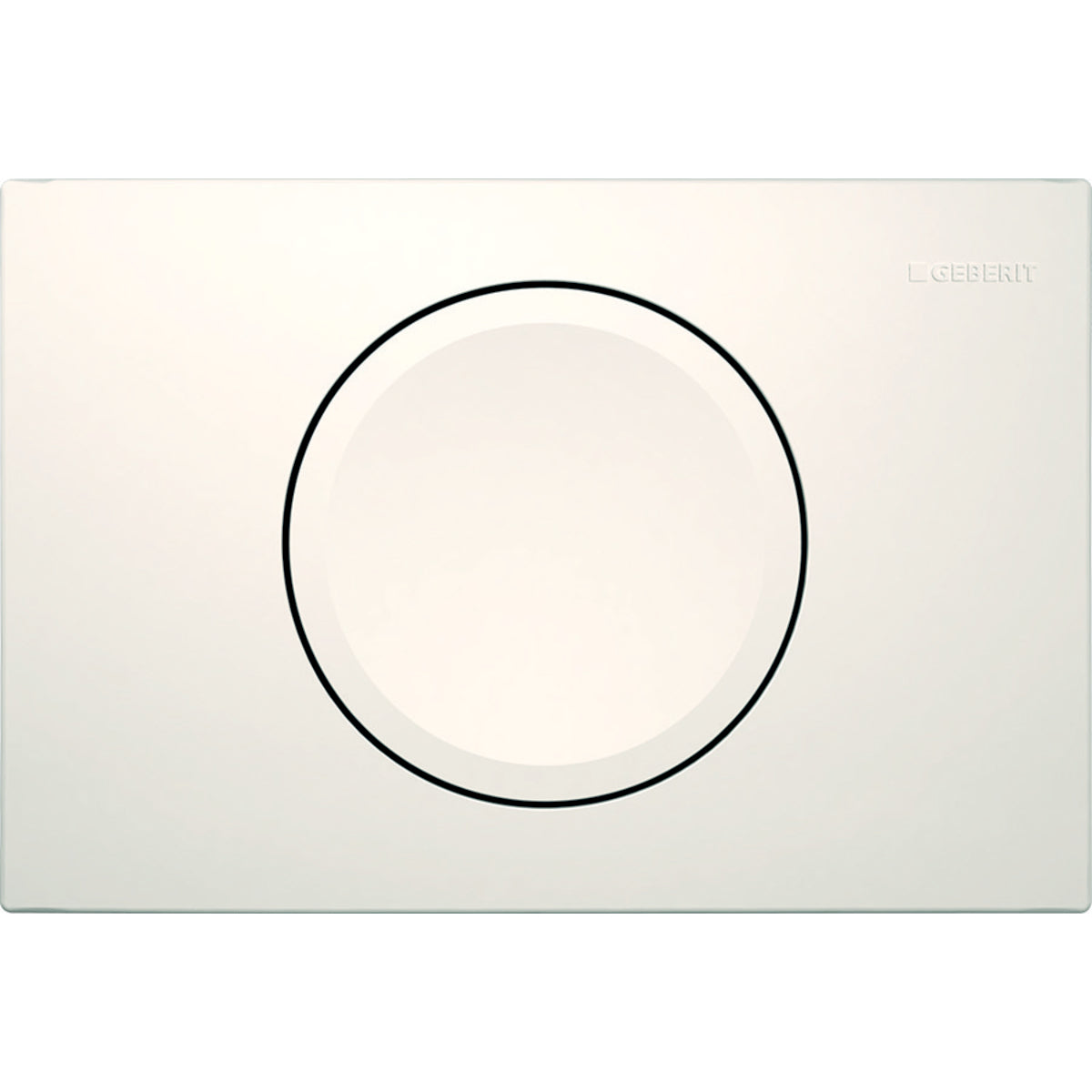Plaque de déclenchement Delta15 Geberit | Réf: 115.120.11.5 | Finition blanche