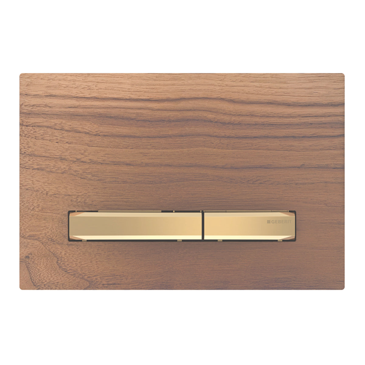 Geberit Sigma50 flush plate | 4 wood finishes, American walnut (natural product)