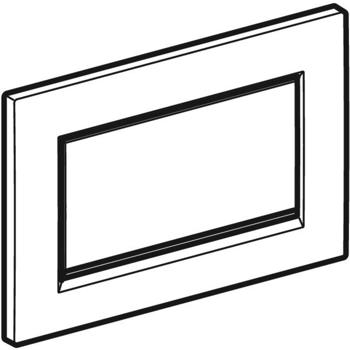 Plaque de déclenchement simple touche, Sigma30 Geberit | Réf: 115.893.14.1 | Finition noire