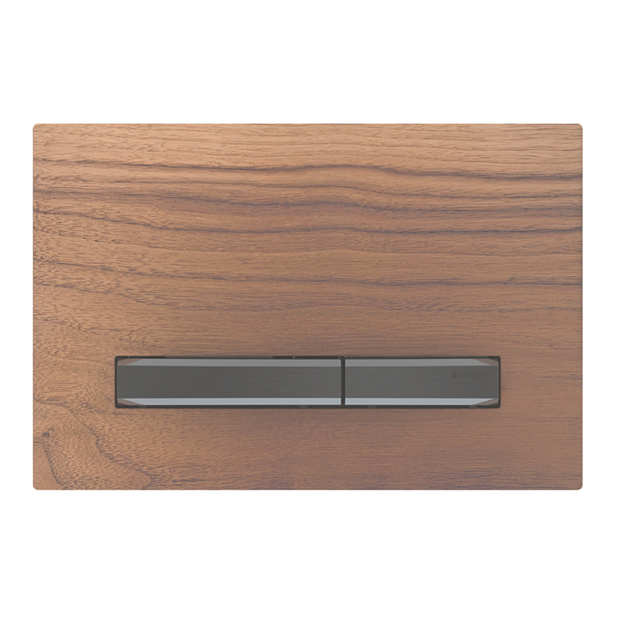 Geberit Sigma50 flush plate | 4 wood finishes, American walnut (natural product)