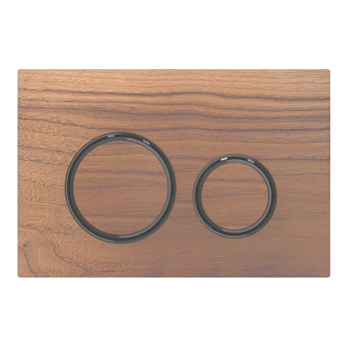 Plaque de déclenchement Sigma21 Geberit | 4 Finitions bois, noyer américain (produit naturel)