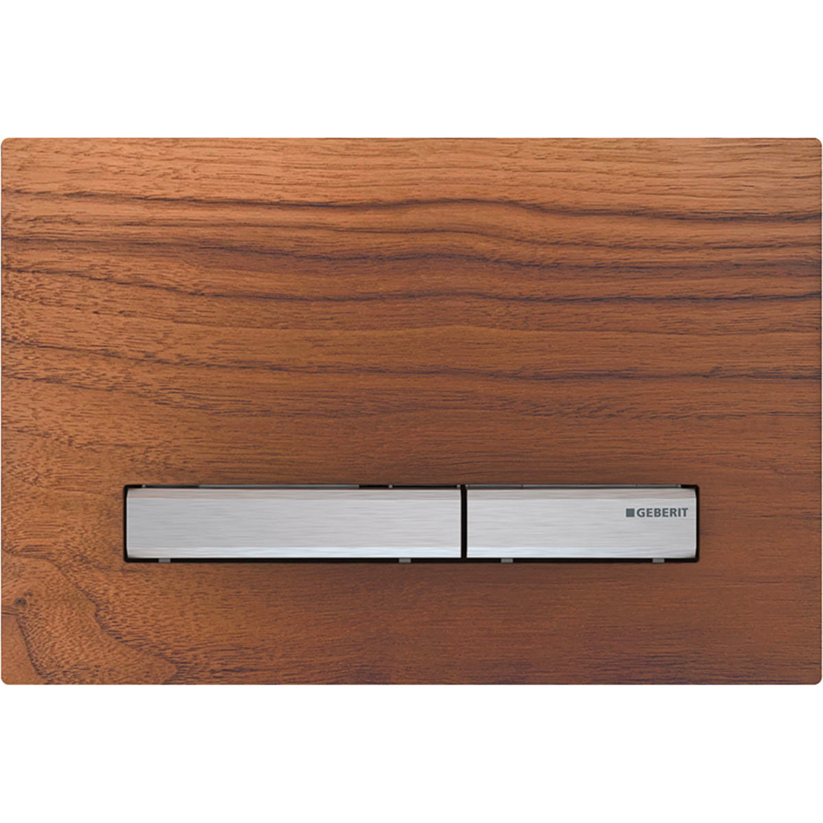 Geberit Sigma50 flush plate | 4 wood finishes, American walnut (natural product)