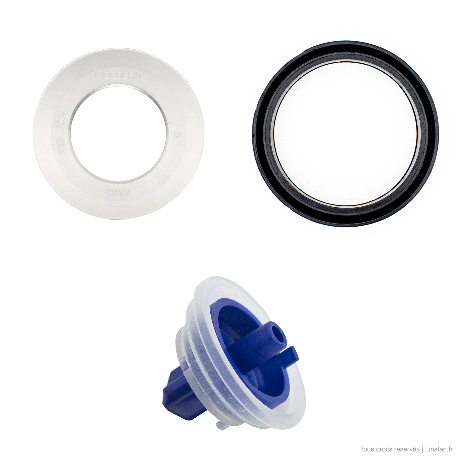 Trio de joints essentiels Geberit spécial fuite dans la cuvette | Pour réservoirs encastrés | #3