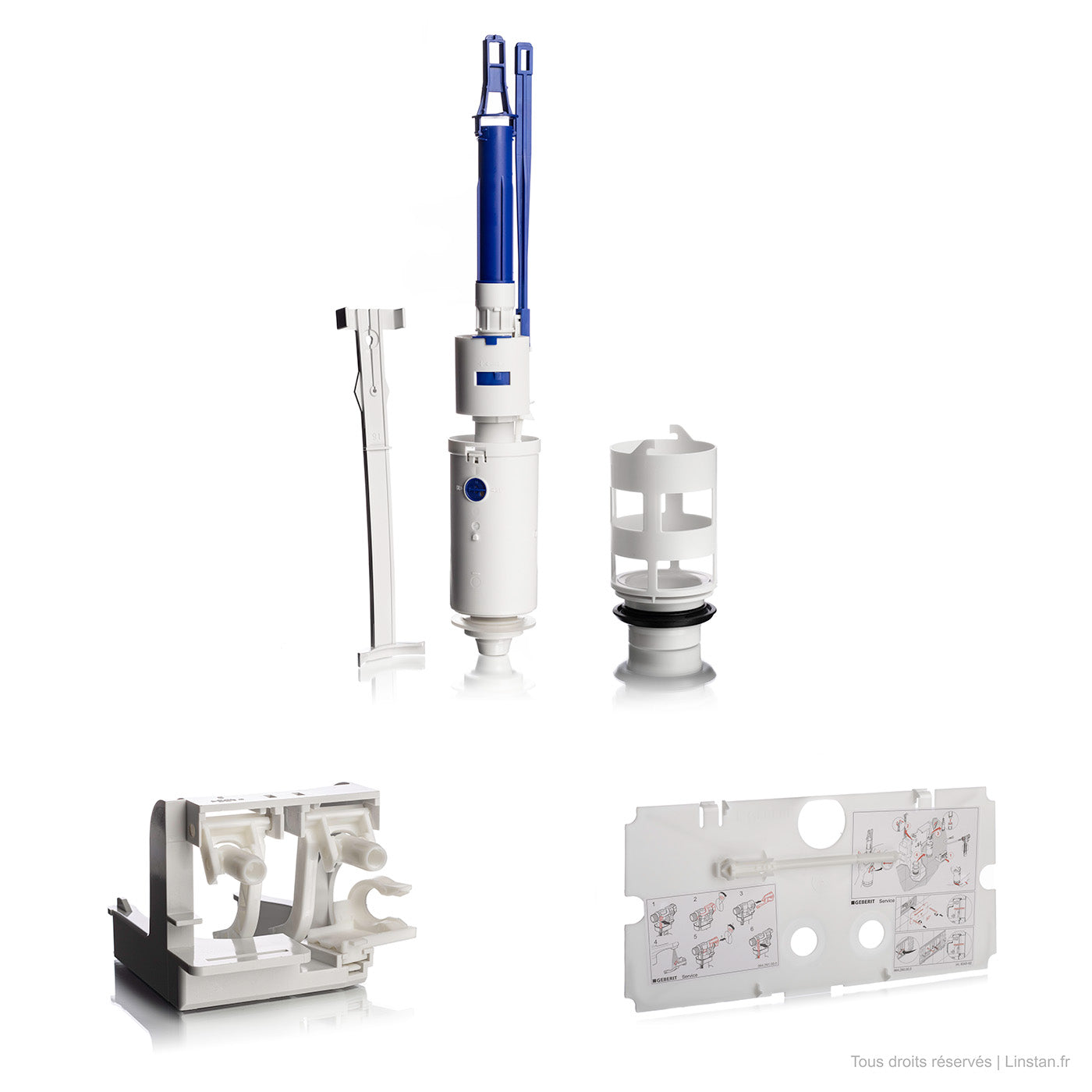 Kit de composition | Réf: 240.516.00.1 | Pour réservoir encastré Twinline 8 double touche