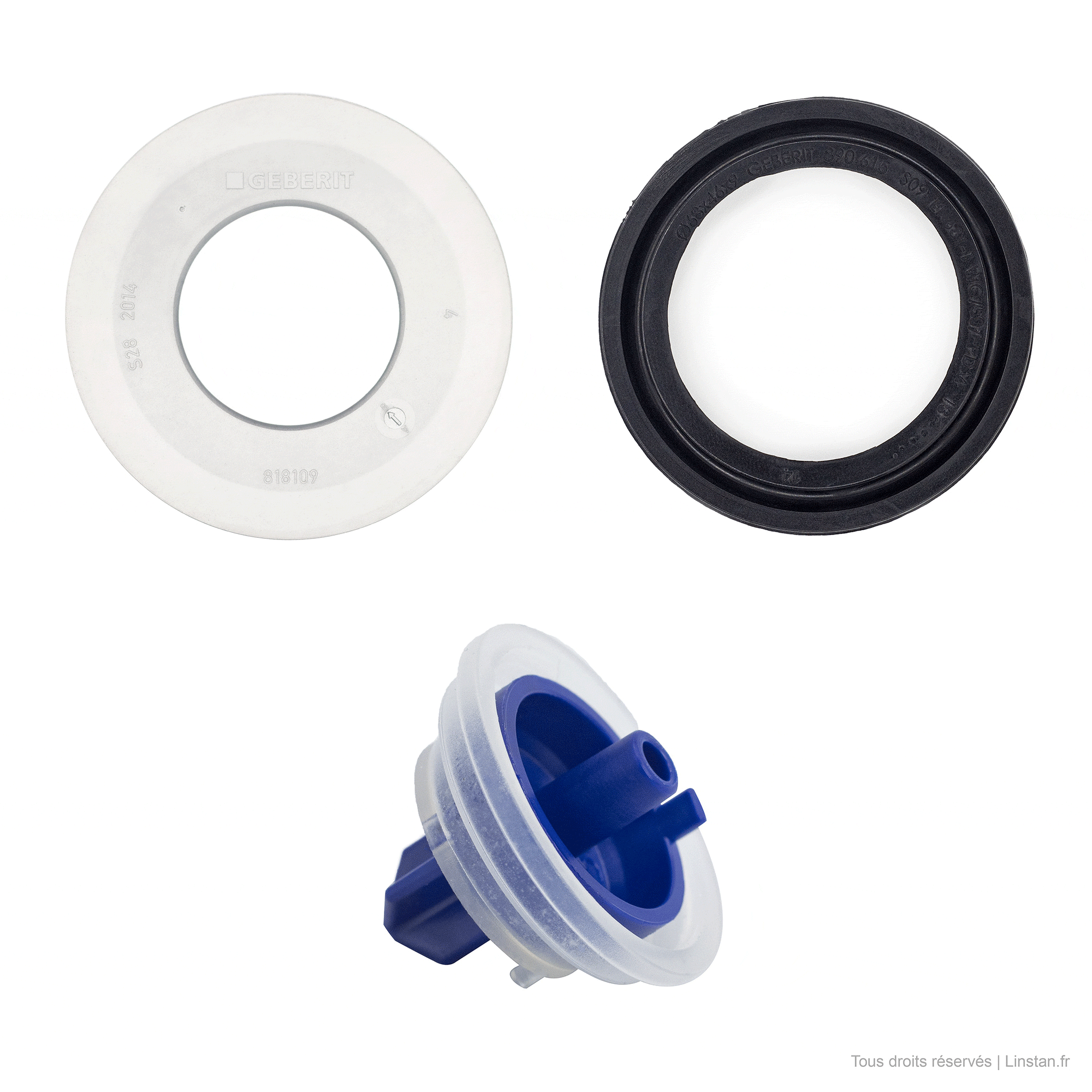 Trio essentiel Geberit – 3 joints Réf 816.418.00.1, 240.282.00.1, 240.771.00.1 – Pour chasse d’eau WC encastré Twinline 12 simple touche | #6