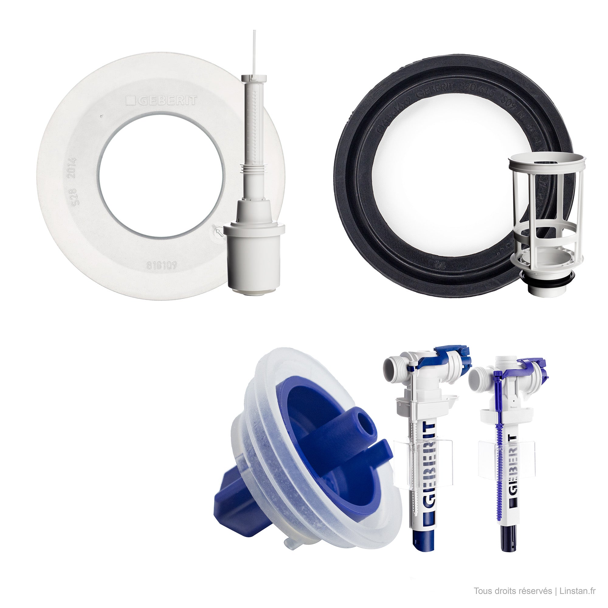 Trio essentiel Geberit – 3 joints Réf 816.418.00.1, 240.282.00.1, 240.771.00.1 – Pour chasse d’eau WC encastré Twinline 12 simple touche | #6